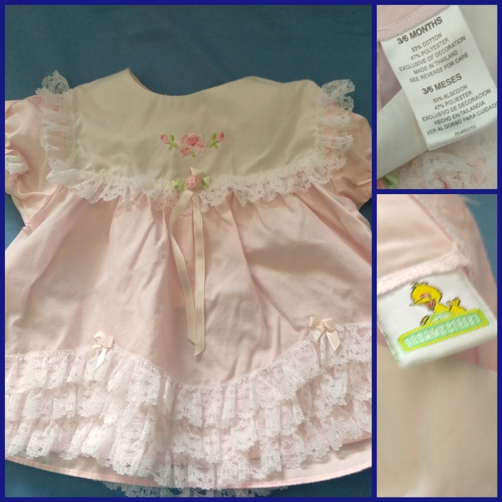 Sesame Street pink and baby girl dress